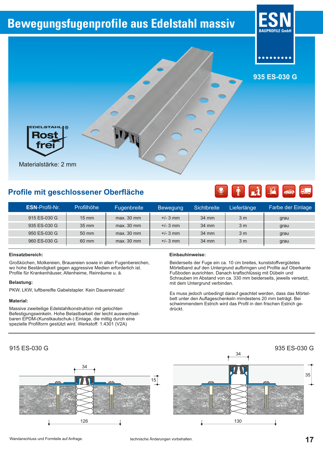 Vorschau ESN Bauprofile GmbH Seite 17