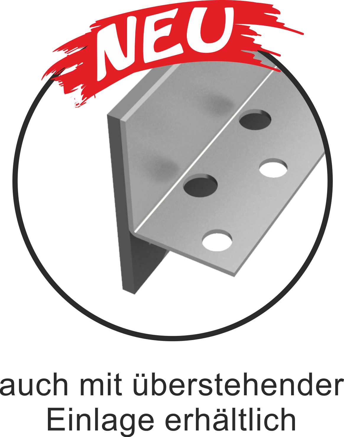 Edelstahlwinkel für Wandanschluss 6/7/8 | 11/12/13 mm , massiv