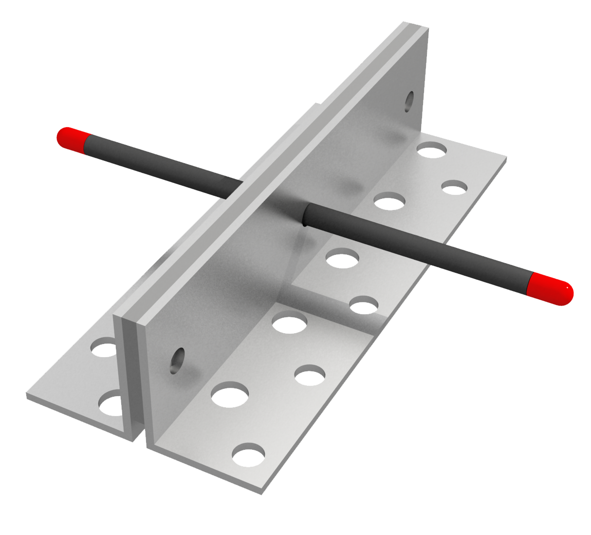 Schwundfugenprofile aus Aluminium 11/16 mm , massiv